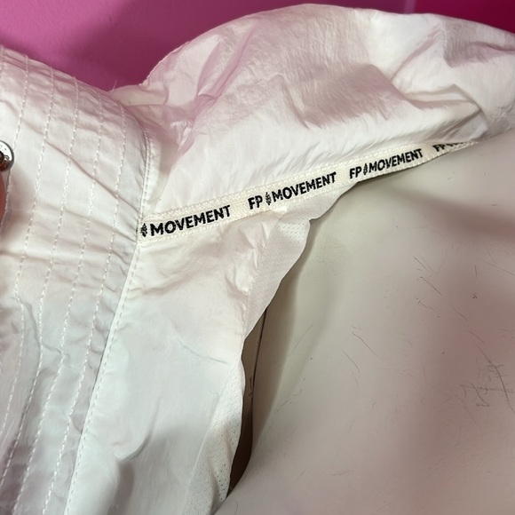 Free people movement Aurora Maxi Windbreaker Parka white size medium - Picture 15 of 16